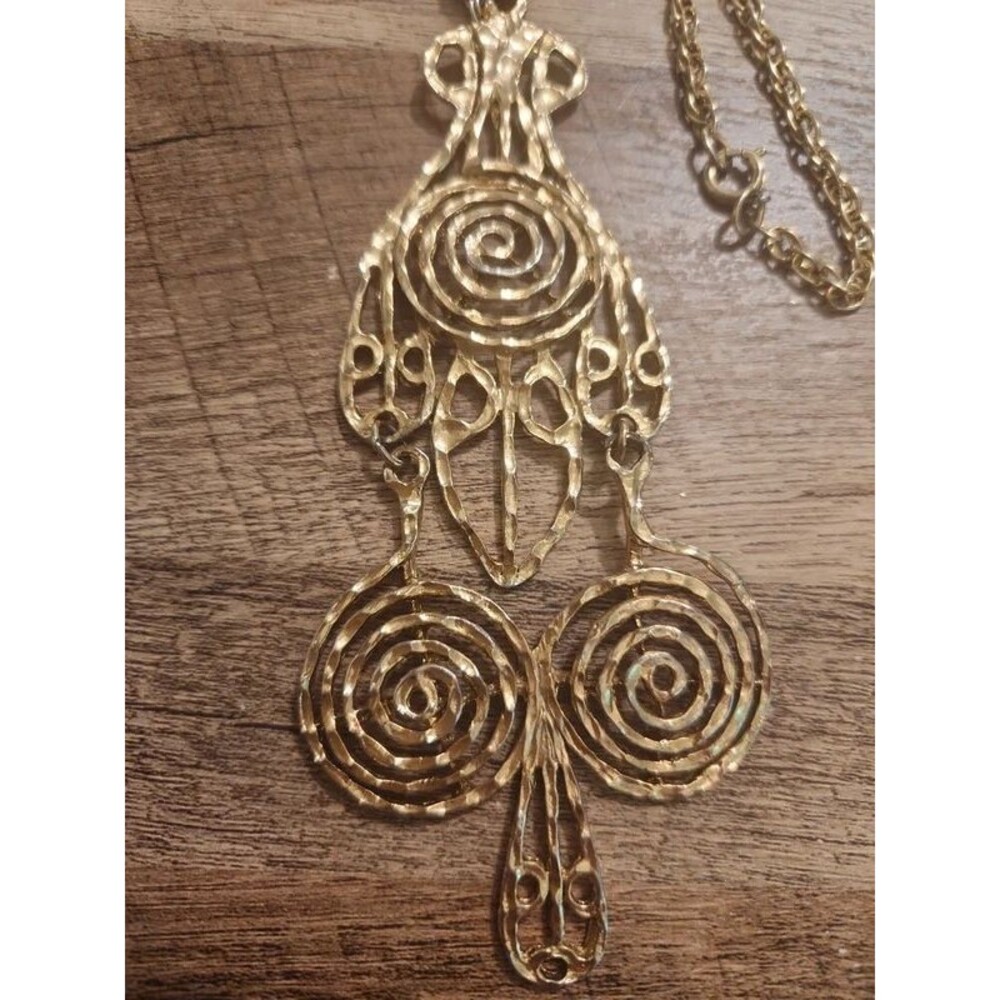 Goldtone Statement Necklace